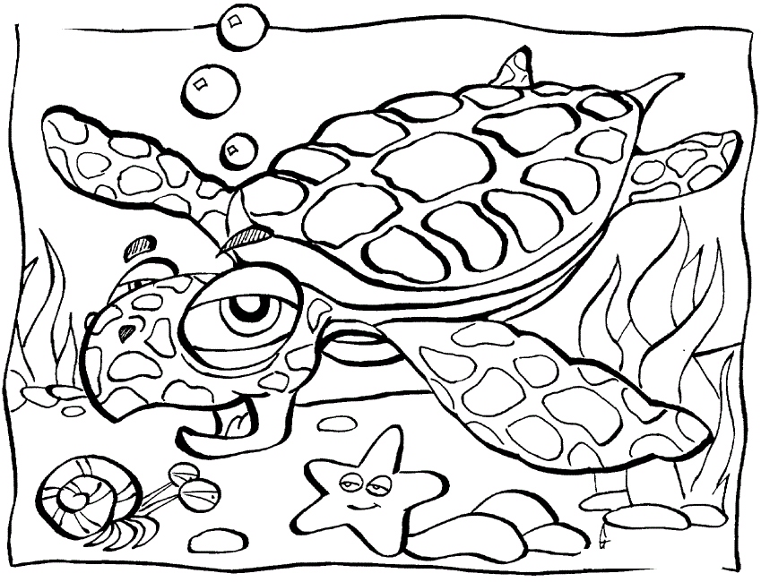 849x650 Sea Animal Coloring Pages Beautiful Free Printable Ocean Coloring