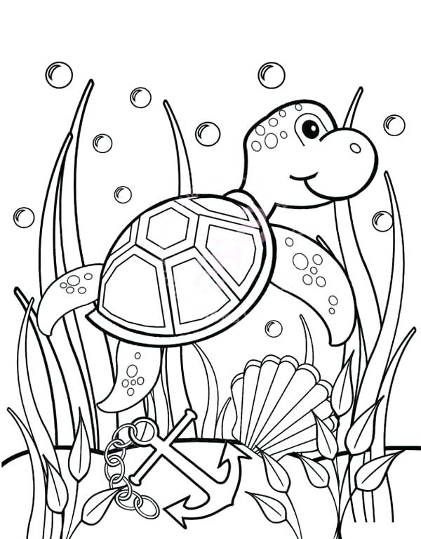 600x768 Under The Sea Coloring Pages Under The Sea Coloring Pages Sea