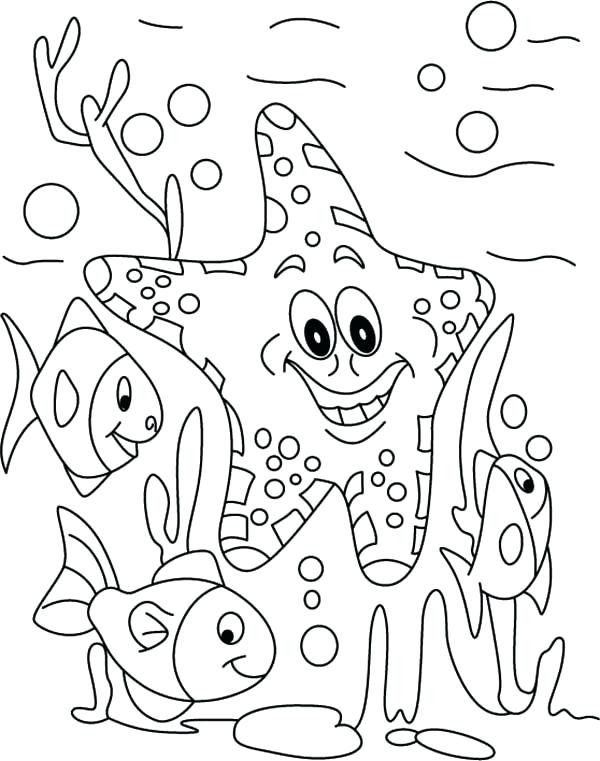 600x761 Under The Sea Coloring Pages Icontent