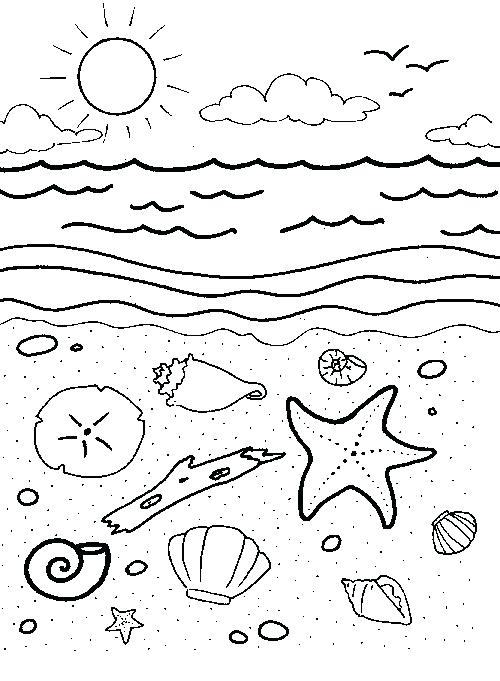 500x681 Sea Coloring Pages Sea Coloring Page 2 For Each Child Cut Out