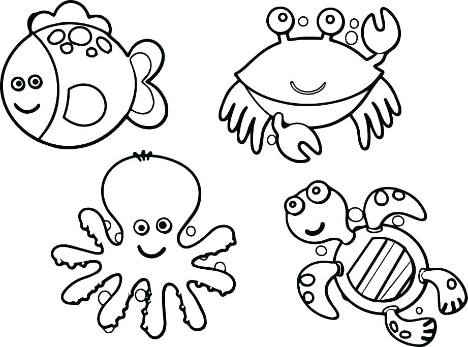 921x683 Amazing Sea Creatures Coloring Page 37 About Remodel Download