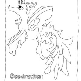 268x268 Mermaid Training A Sea Dragon Coloring Page Wwwpheemcfaddell Sea