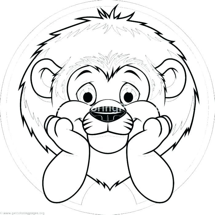 700x700 Coloring Sea Lion Coloring Page Baby Pages Cartoon Cute Printabl