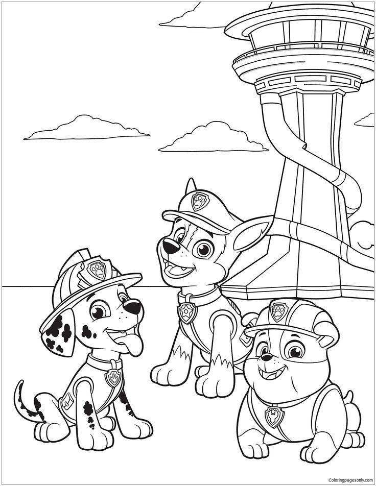 736x952 Mejores 38 De Paw Patrol Coloring Pages En