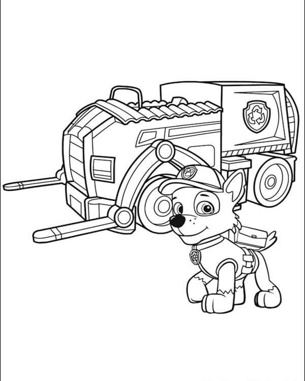 600x750 Free Printable Paw Patrol Coloring Pages For Kids