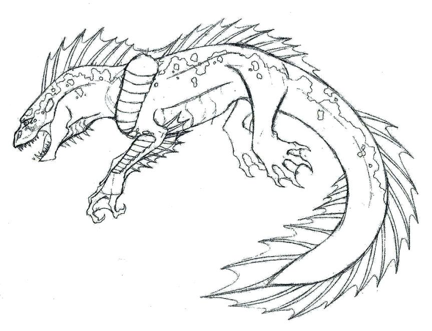863x663 Here Are Sea Monster Coloring Pages Pictures Otter Coloring Page