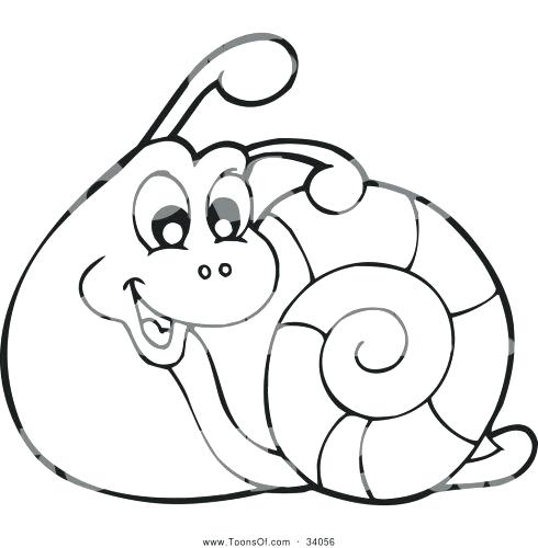 490x500 Snail Coloring Page Medium Size Of Snail Coloring Page Sea Cartoon