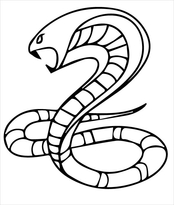 Sea Snake Coloring Page