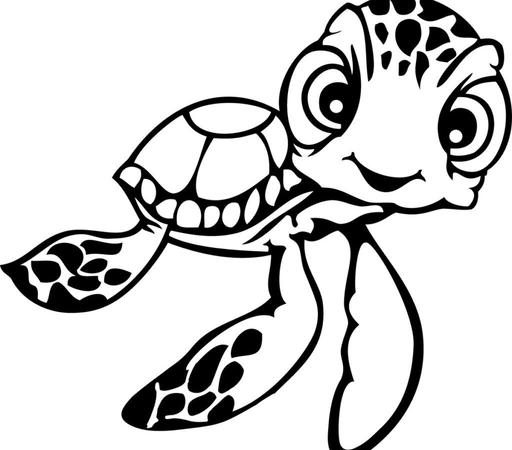 1024x900 Sea Turtle Coloring Pages With Fish Page Free Printable Animals
