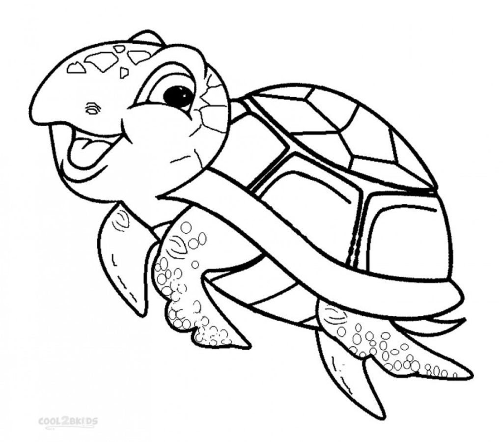 1024x900 Sea Turtles Coloring Pages