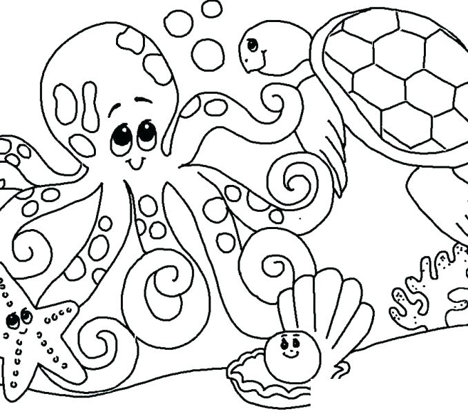 678x600 Sea Coloring Pages Pirate Treasure Under Sea Coloring Page Free