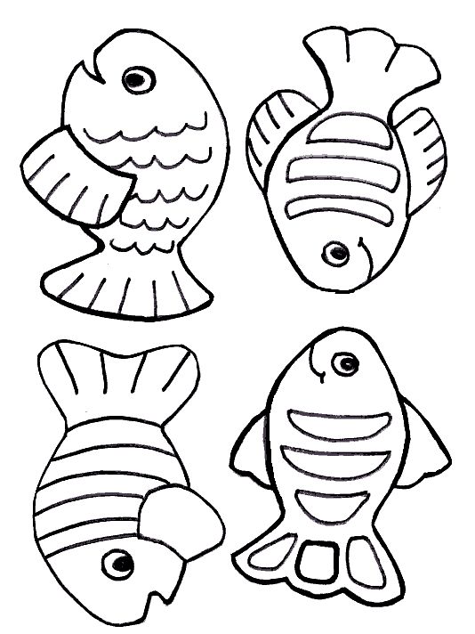 534x712 Fish Coloring Pages Fish Pictures To Color Fish Coloring Pages
