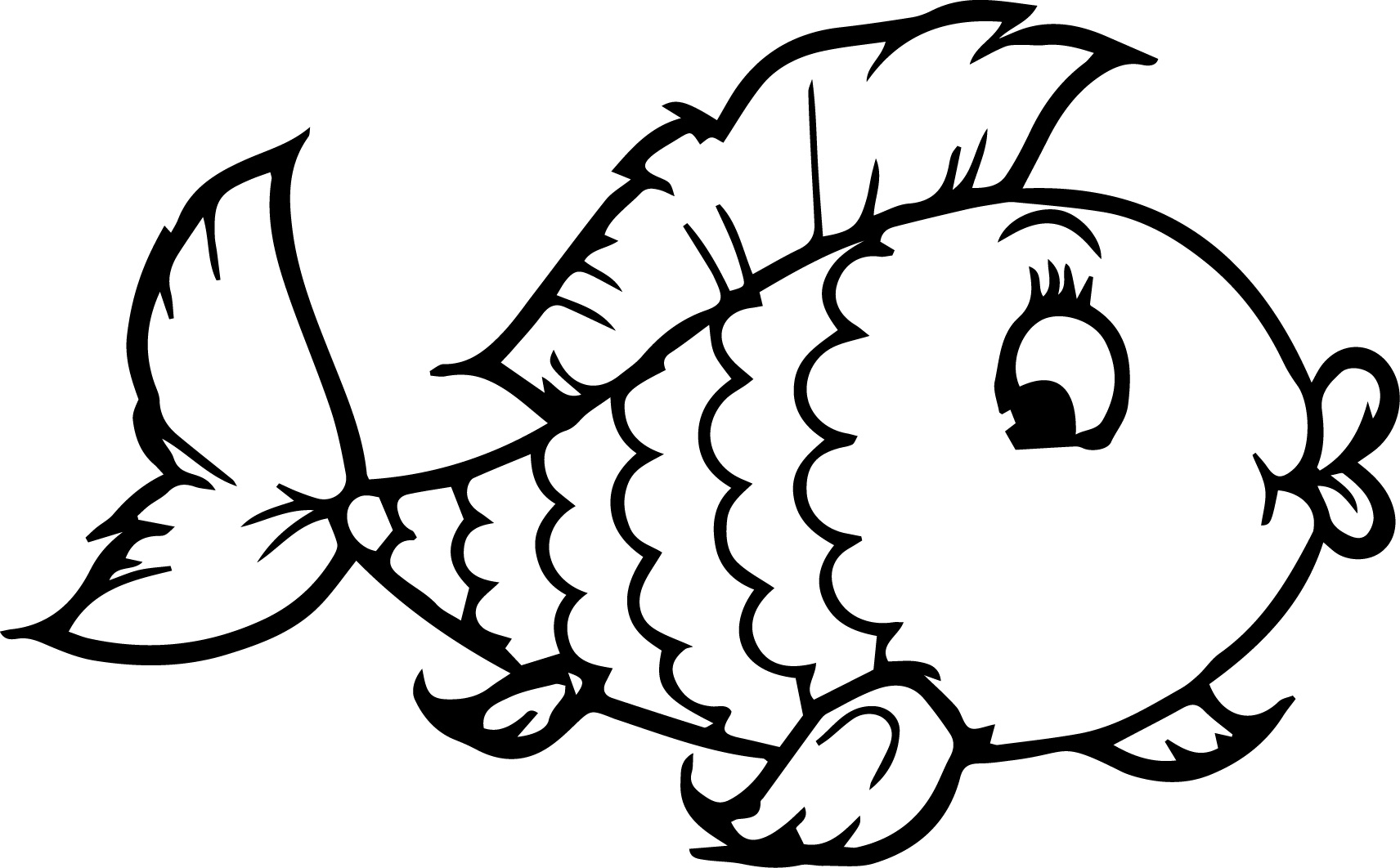 1712x1062 Shrewd Coloring Sheets Of Fish Page A 10953