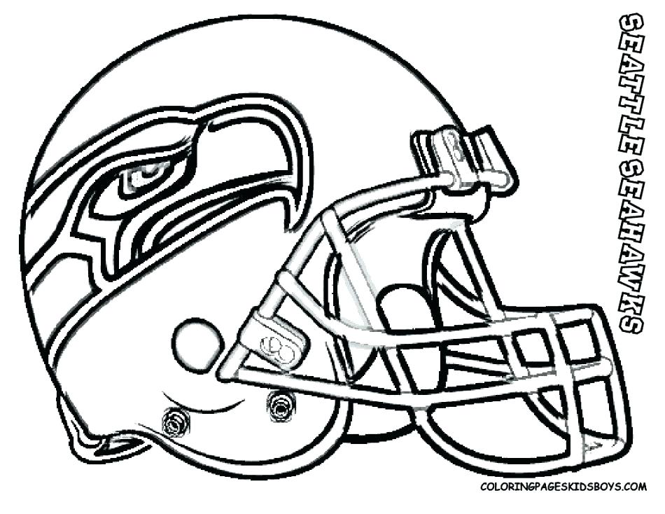 950x734 Seattle Seahawks Colouring Pages
