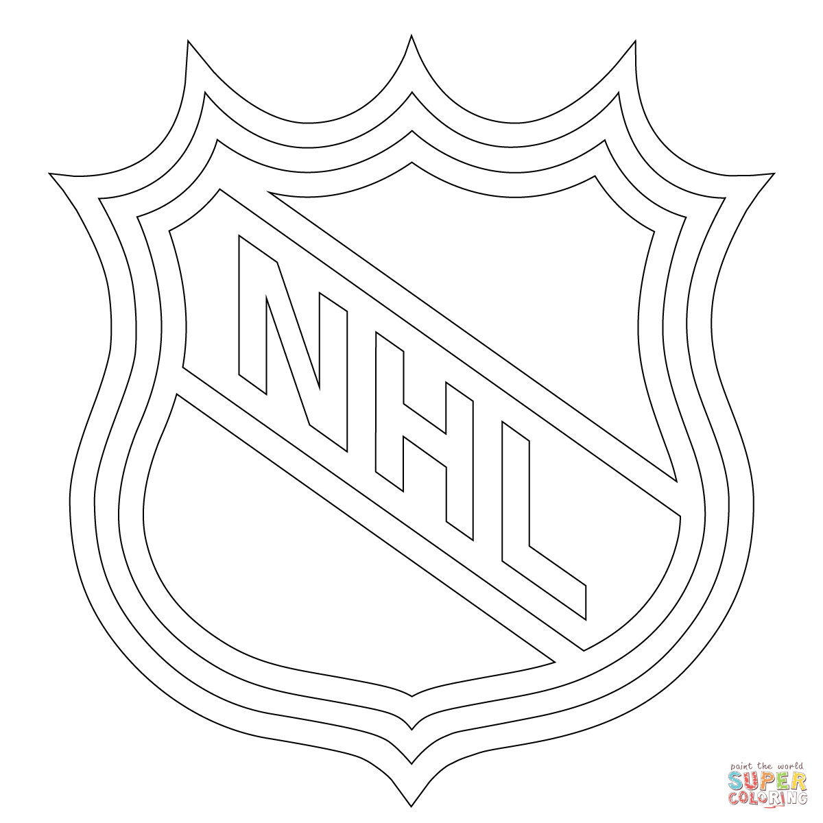 1200x1200 Seattle Seahawks Logo Coloring Page Supercoloring Com And Pages