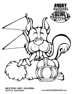 Seahawks Super Bowl Coloring Pages
