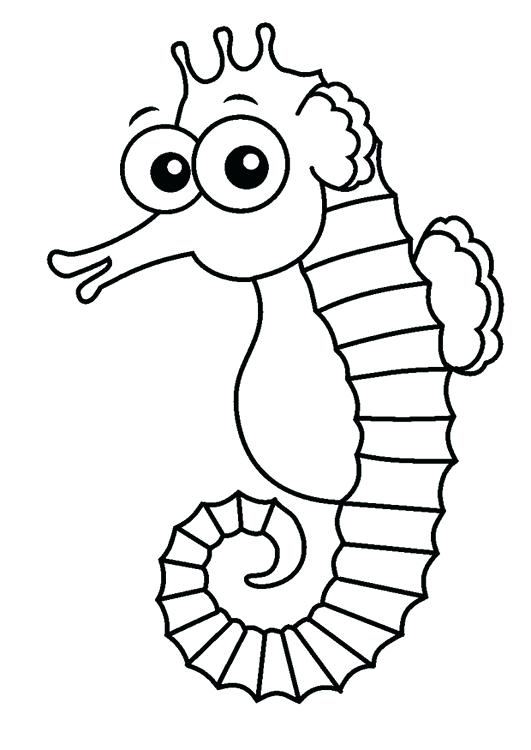 531x750 Sea Horse Coloring Pages S Mermaid Seahorse Coloring Pages