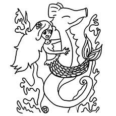 230x230 Top 10 Free Printable Seahorse Coloring Pages Online