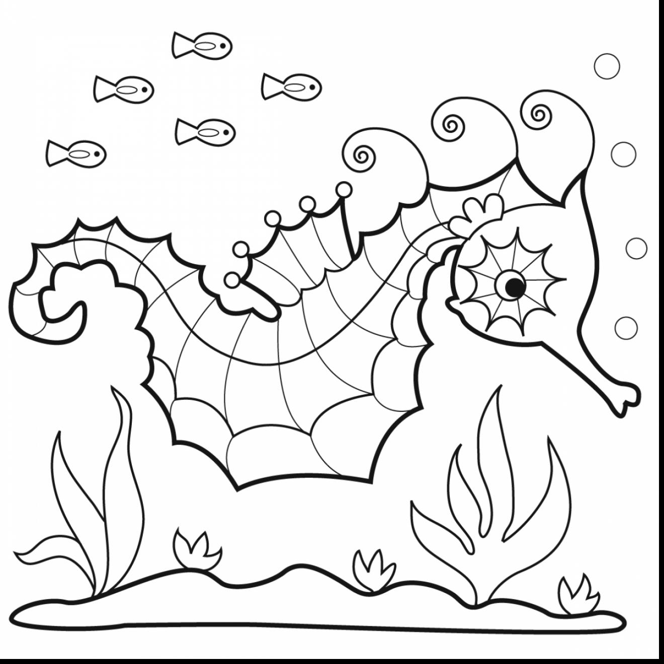 1320x1320 Seahorse Coloring Pages Impressive Seahorse Coloring Pages