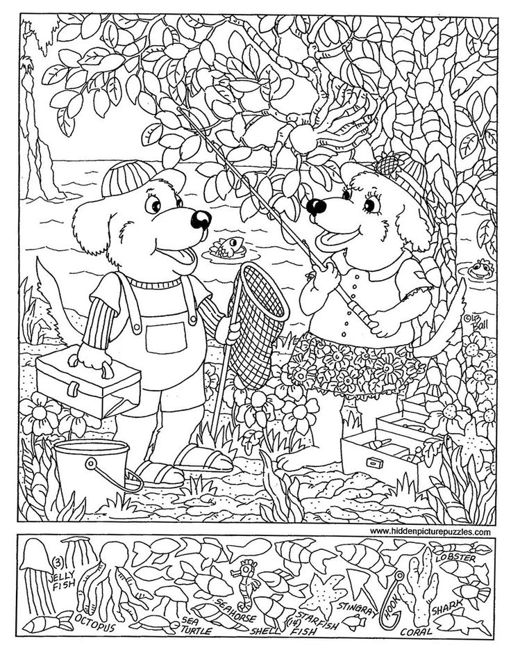 Search And Find Coloring Pages