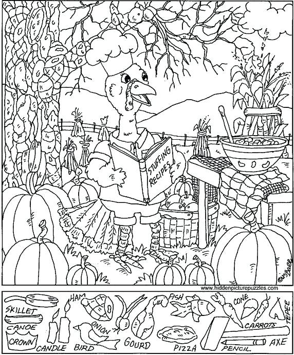 572x691 Thanksgiving Hidden Pictures Search And Find Pictures Printable