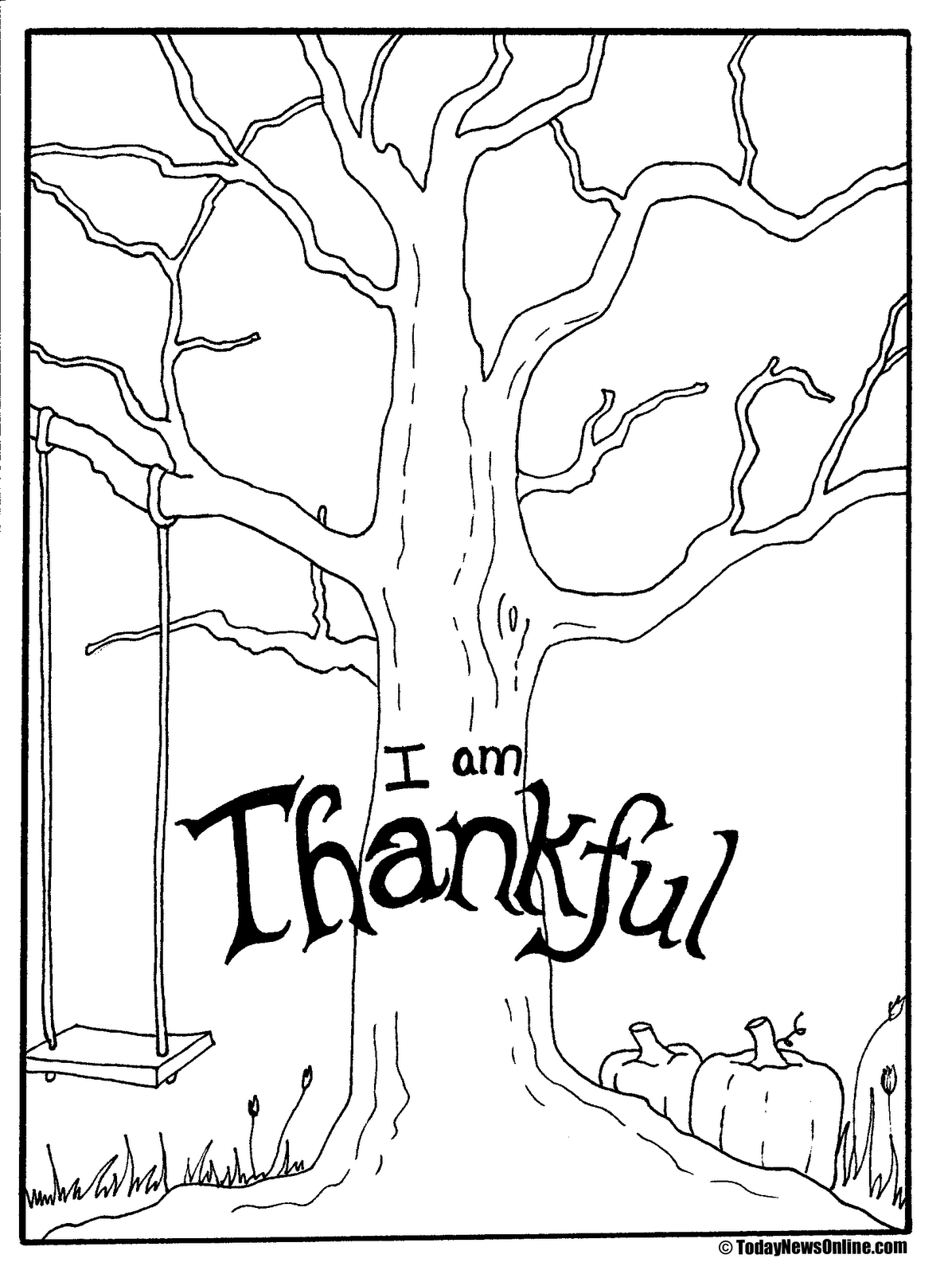 1196x1600 Thanksgiving Search And Find Coloring Page