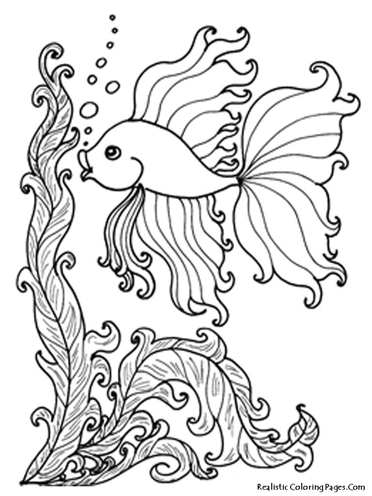 768x1024 Ocean Life Coloring Pages