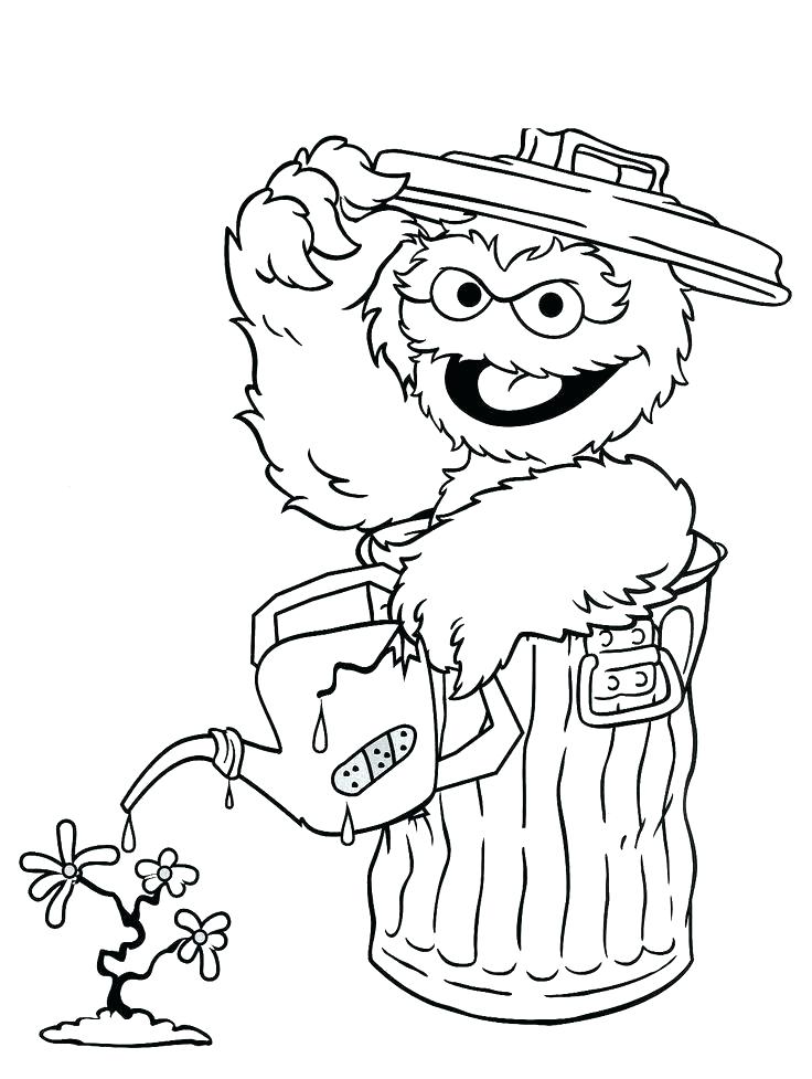 Seasame Street Coloring Pages