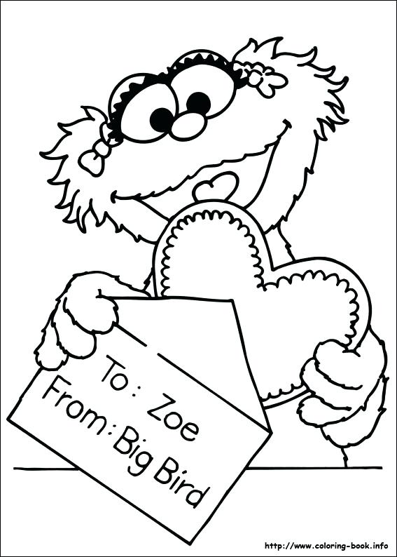 567x794 Street Coloring Picture Sesame Street Coloring Picture Sesame