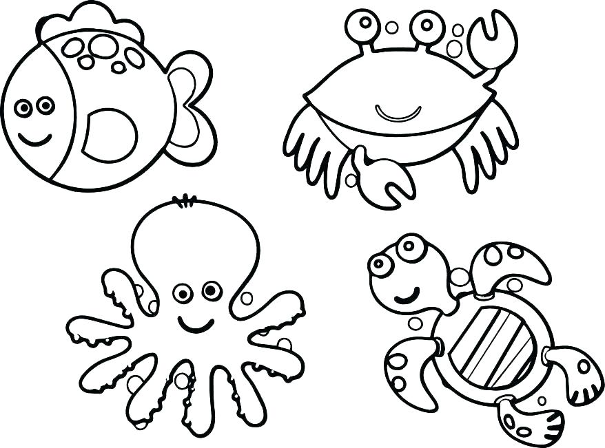 878x651 Ocean Color Pages Ocean Coloring Pages For Adults 8 Seascape Page