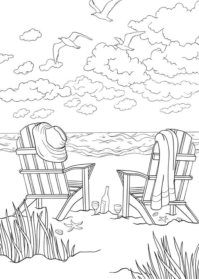 Seashore Coloring Pages