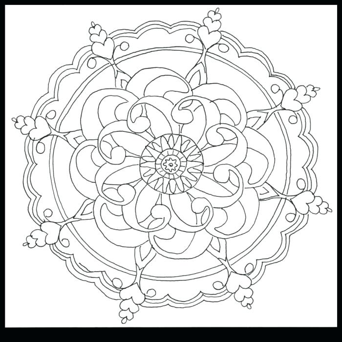 700x700 Pattern Coloring Pages Seashore Coloring Page Ocean Flower Pattern