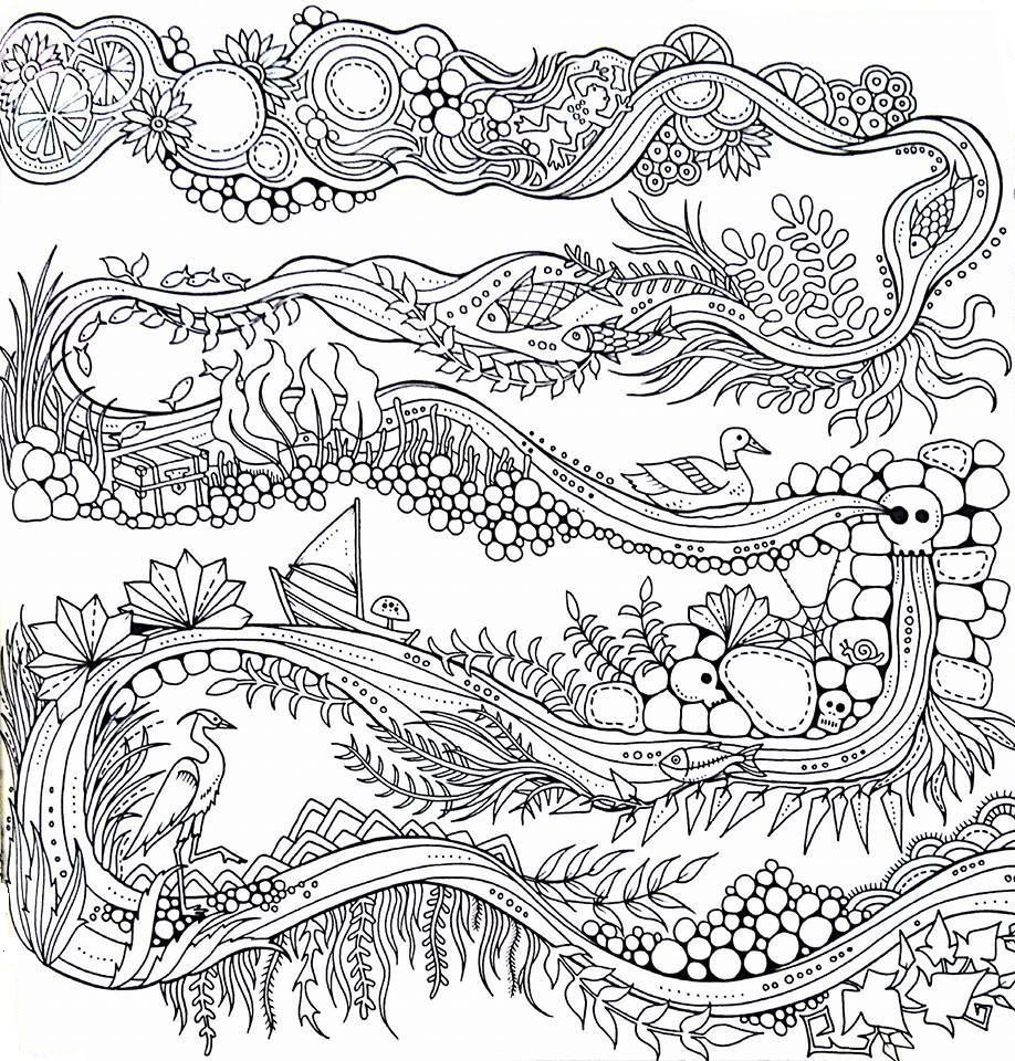 918x960 Sea And Seashore Colouring Page Coloring Adult