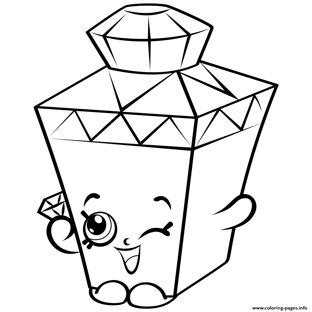 1024x1024 Limited Edition Gemma Gem To Colour Shopkins Season 4 Coloring