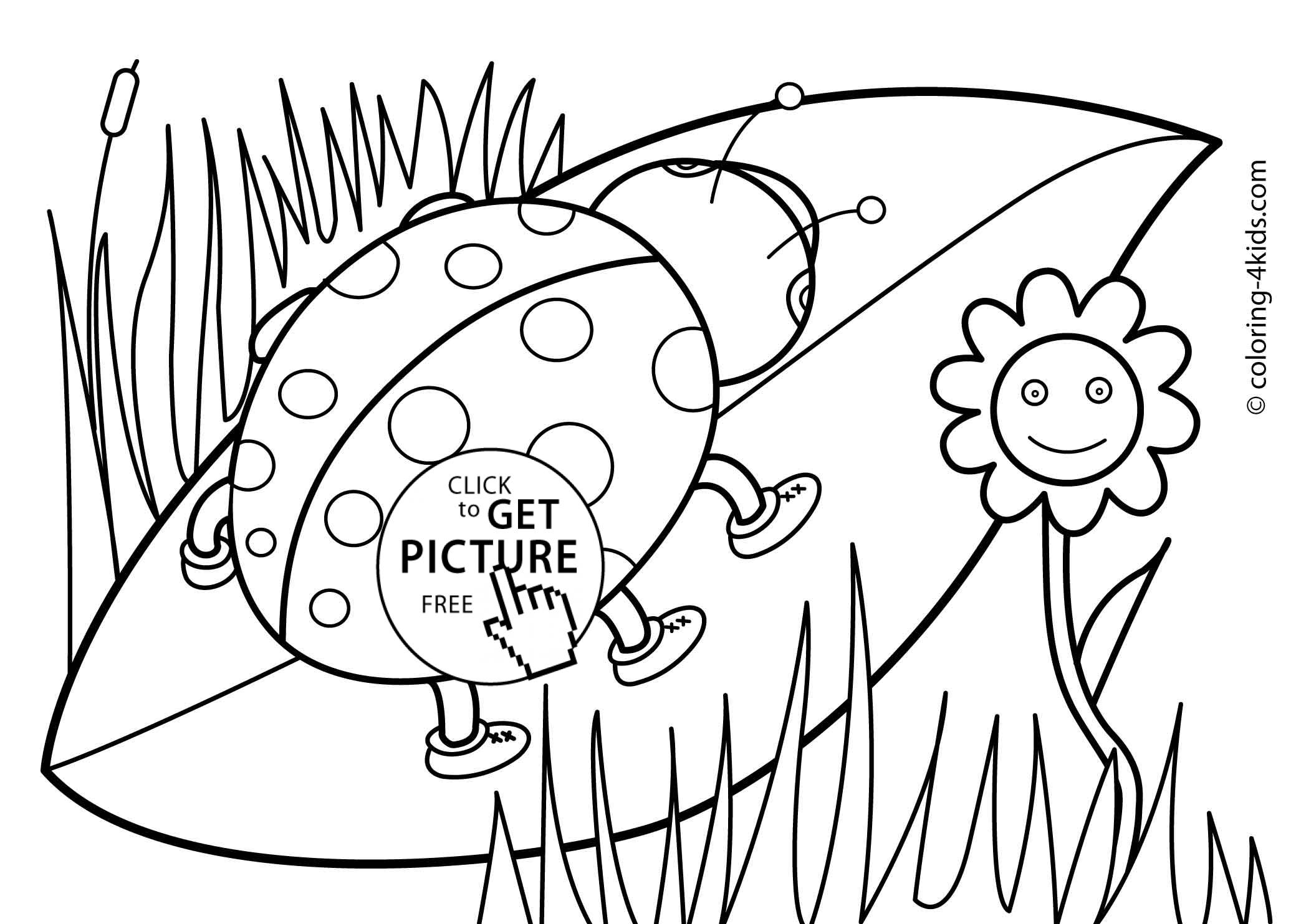 2079x1483 Spring Coloring Pages For Kids, Free Printable