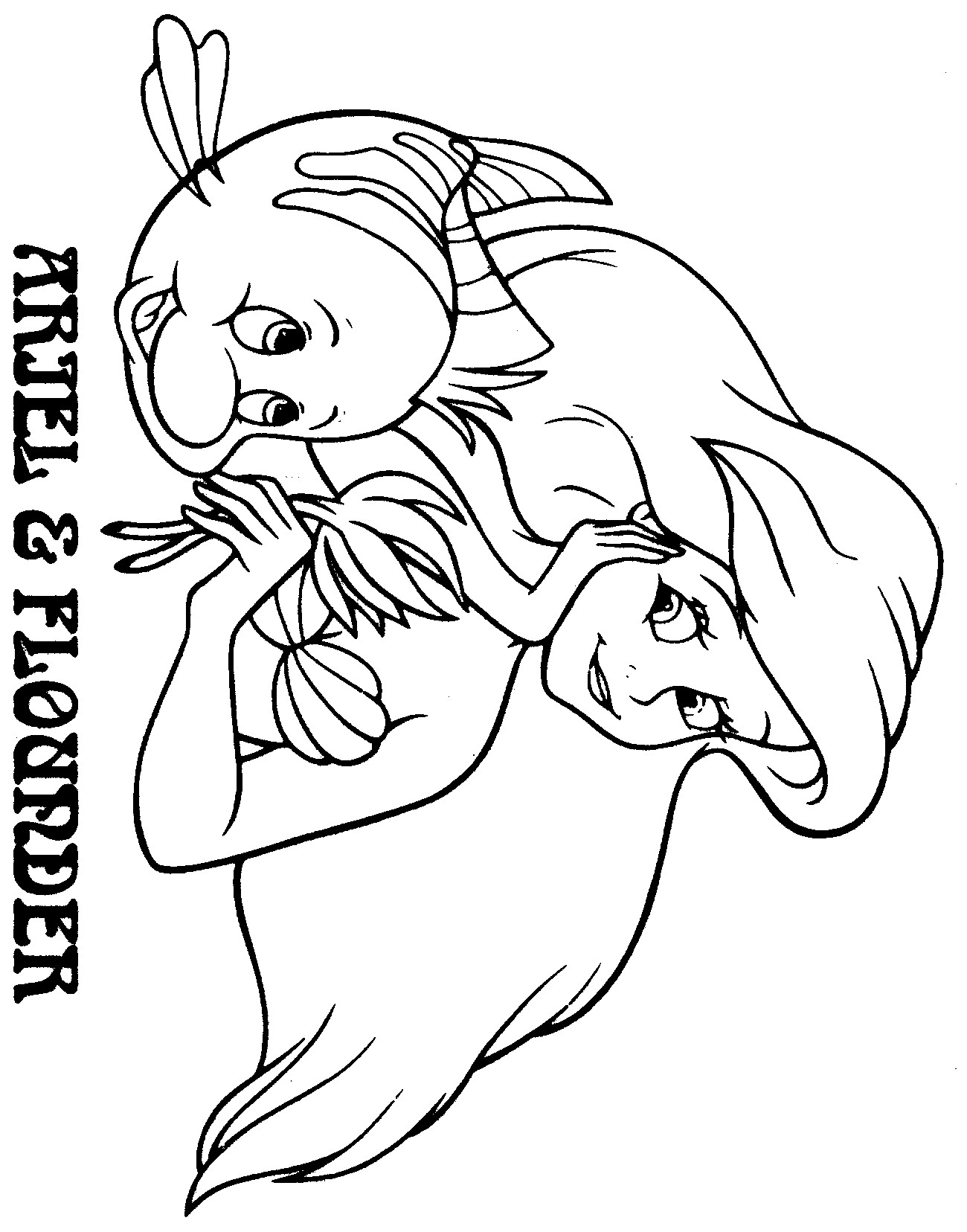1300x1656 Flounder And Sebastian Coloring Pages New New Best 25 Mermaid