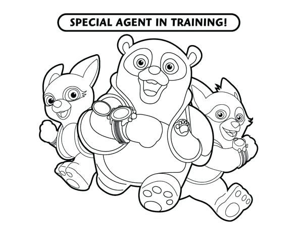 600x464 Oso Coloring Pages Special Agent Coloring Pages Oso Special