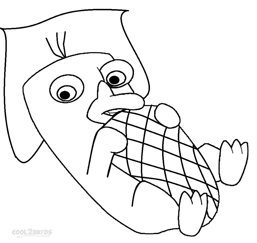 850x802 Printable Perry The Platypus Coloring Pages For Kids Cool2bkids