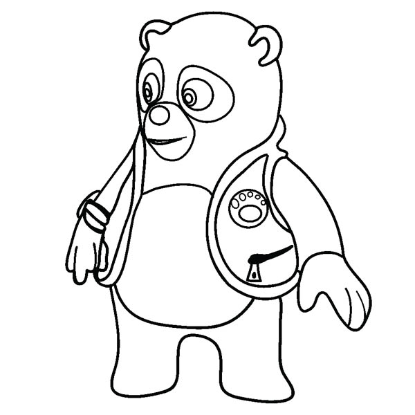 600x600 Secret Agent Oso Coloring Pages