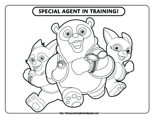 500x386 Secret Agent Oso Coloring Pages And P Page Image Images Trend