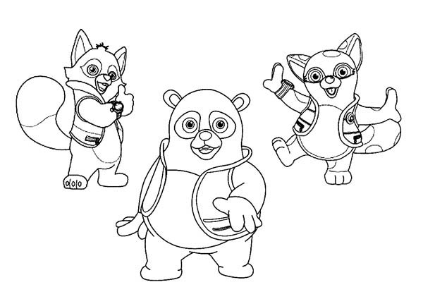 600x424 Special Agent Oso Coloring Pages Free