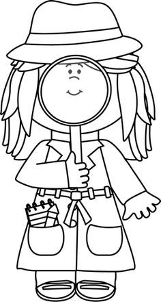 236x441 Magnifying Glass Pattern. Use The Printable Outline For Crafts
