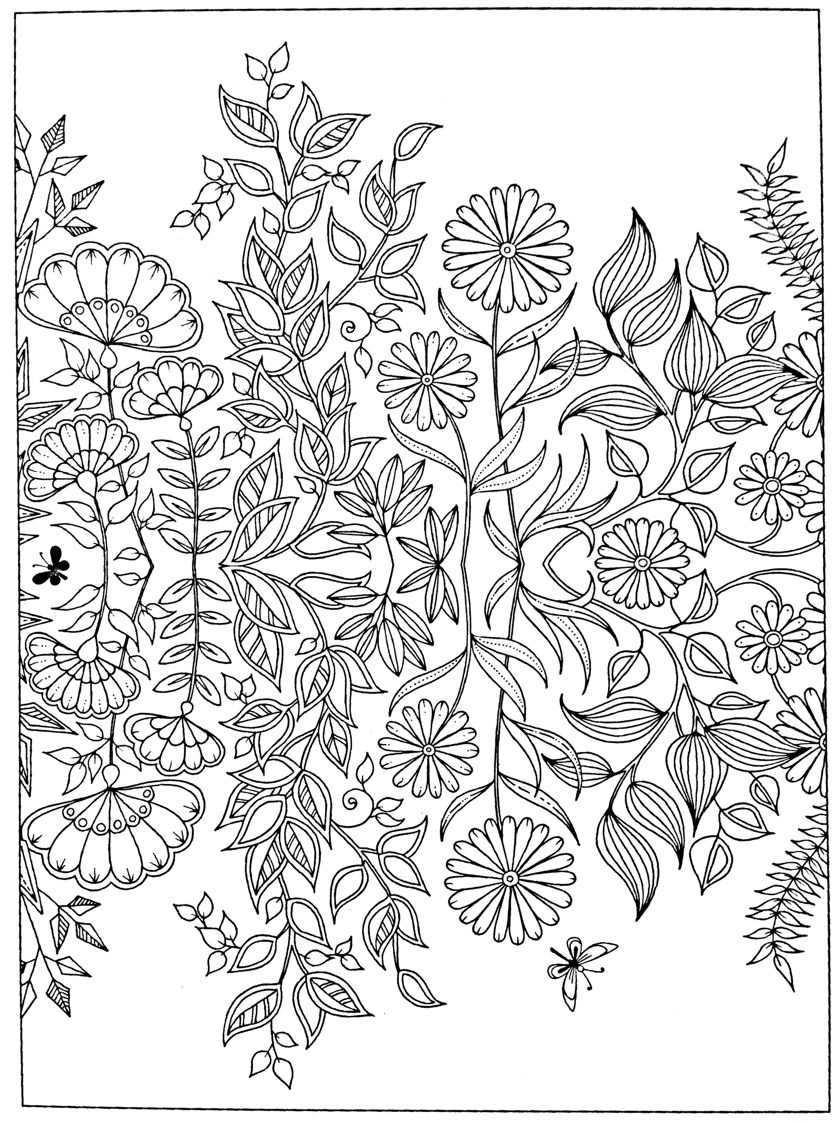 1642x2208 Free Adult Coloring Page Secret Garden Coloring Pages