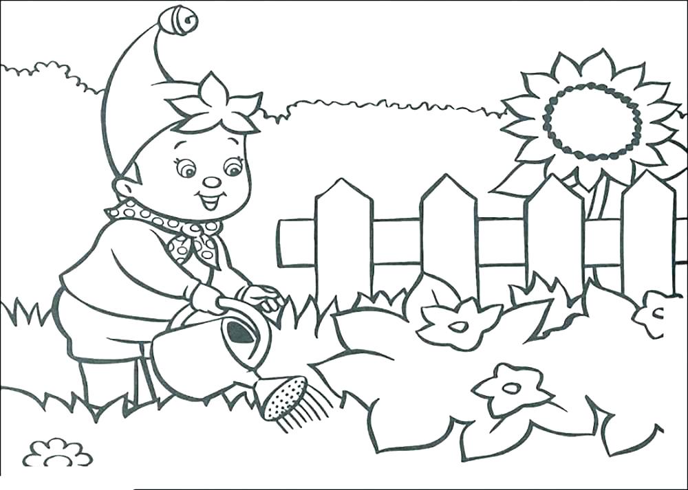 1000x713 Garden Coloring Pages Secret Garden Coloring Pages Flower Garden