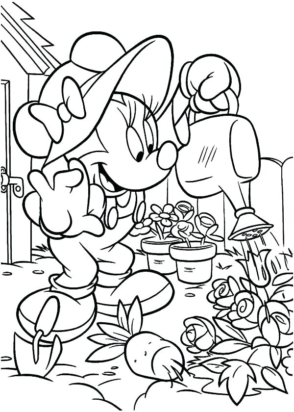 600x840 Amazing Garden Coloring Page Garden Coloring Pages Garden Mouse