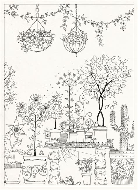 474x651 Secret Garden Coloring Book