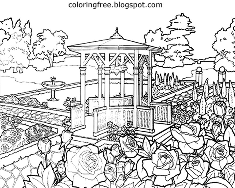 1000x800 Secret Garden Coloring Page 1000 Images About Colorful Creativity