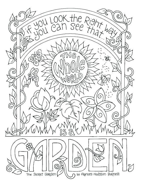 570x738 Vegetable Garden Coloring Pages Garden Coloring Pages Secret