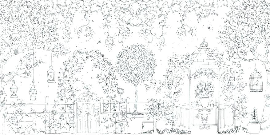 878x439 Flower Garden Coloring Pages Flower Garden Coloring Pages