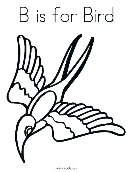 468x605 Flying Bird Coloring Sheets Color Page Secretary Pages For Blue